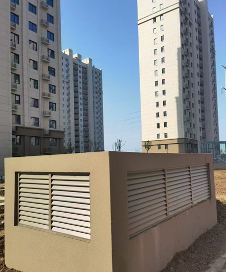 地庫通風(fēng)百葉窗安裝實例